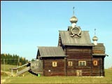 Wooden Church in Hohlovka Museum
