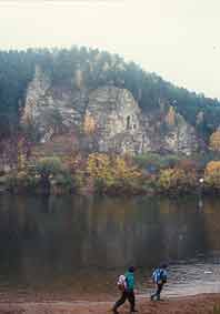 the Yermak Stone and the Sylva River